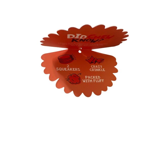 Bark Lalaina Lemur Dog Toy Large 50+ Lbs Plush Squeakers Crinkle Fluff NWT - Picture 4 of 4